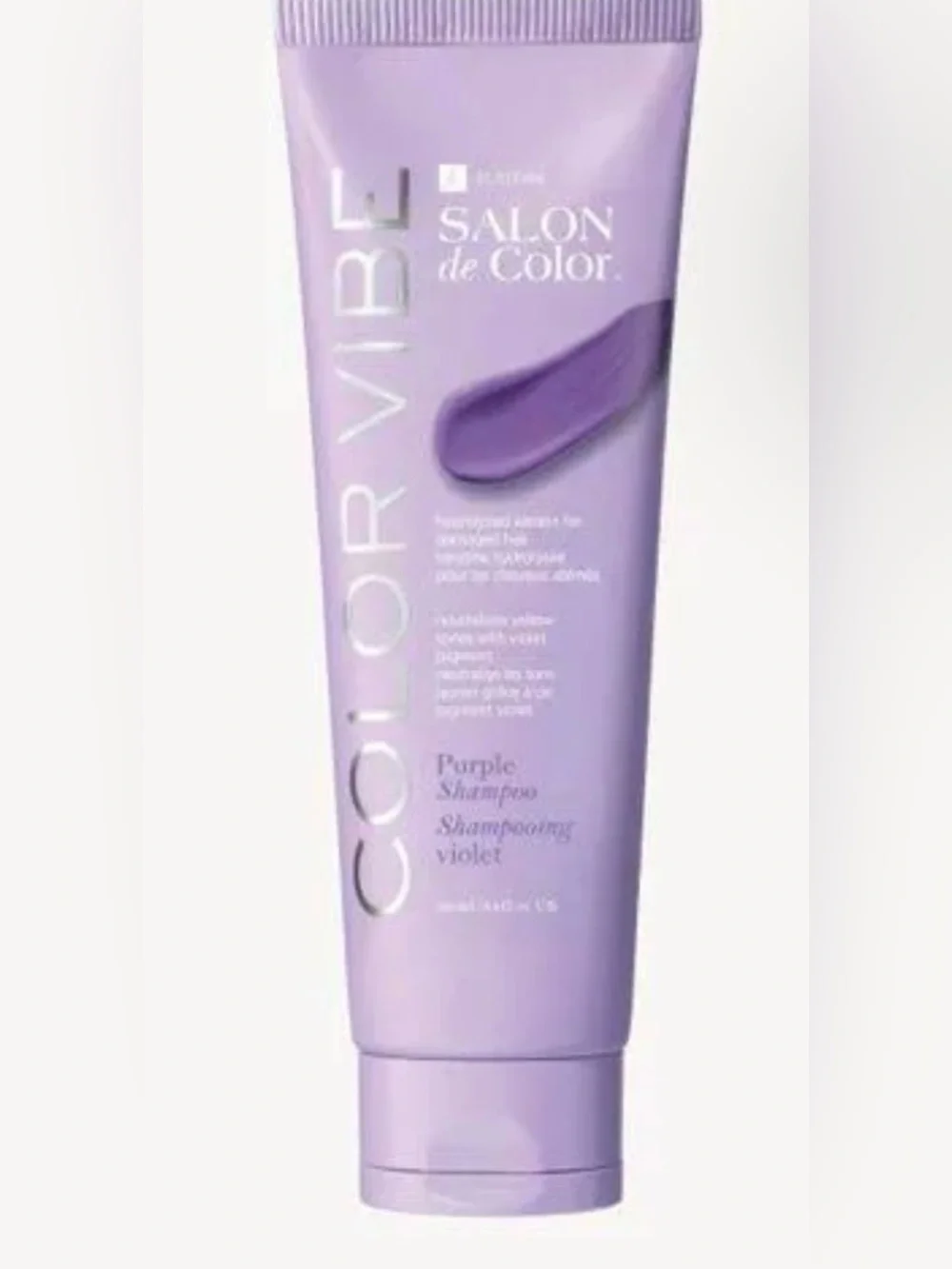 Elastine Salon de Color Purple Shampoo - Neutralizing Violet Shampoo *NIB